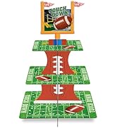 Gatherfun Football Touchdown Cupcake Stand - for Football Theme Birthday & Tailgate Party, Footba...