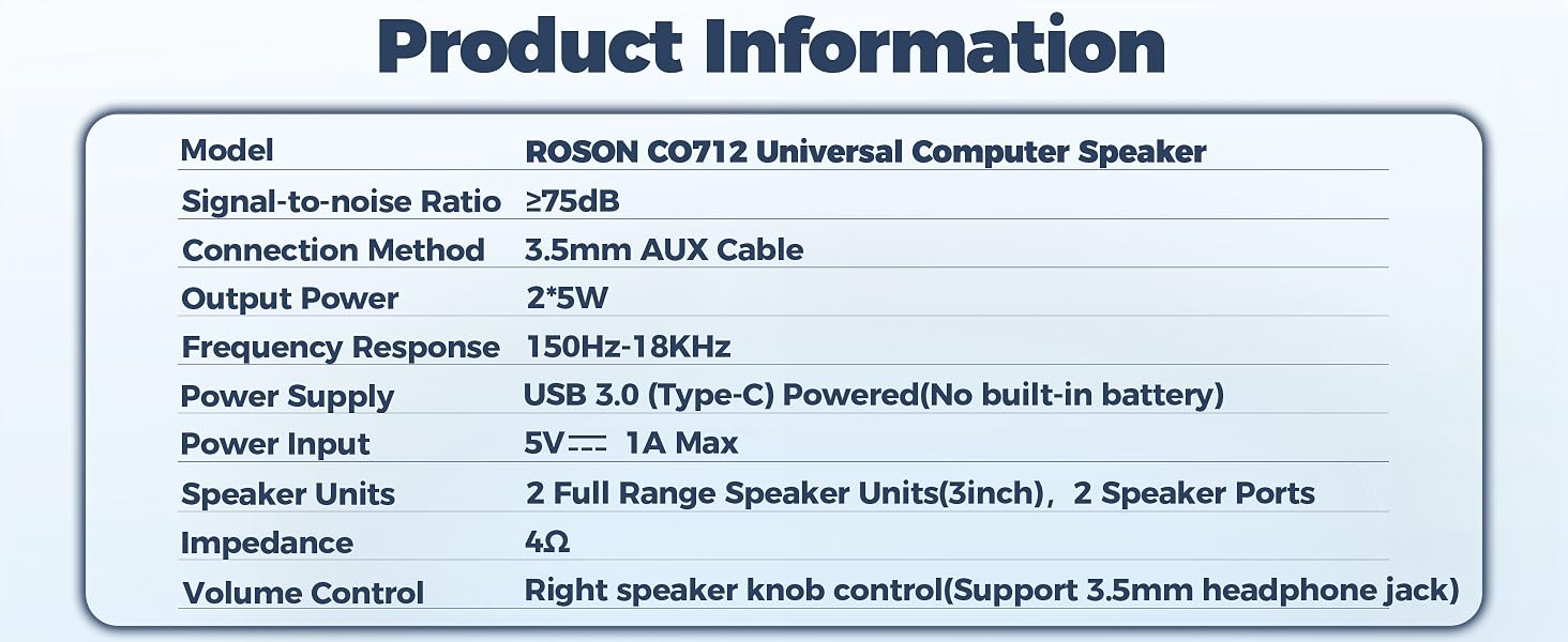Computer speaker