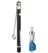 10KM Portable Visual Fault Locator Fiber Tester Kit, VFL Fiber Optic Tools with 1PC Single Mode 9...