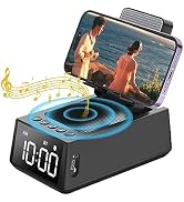 Deeyaple Gifts for Men/Women 3 in 1 Wireless Bluetooth Speaker with Loud Alarm Clock Cell Phone S...