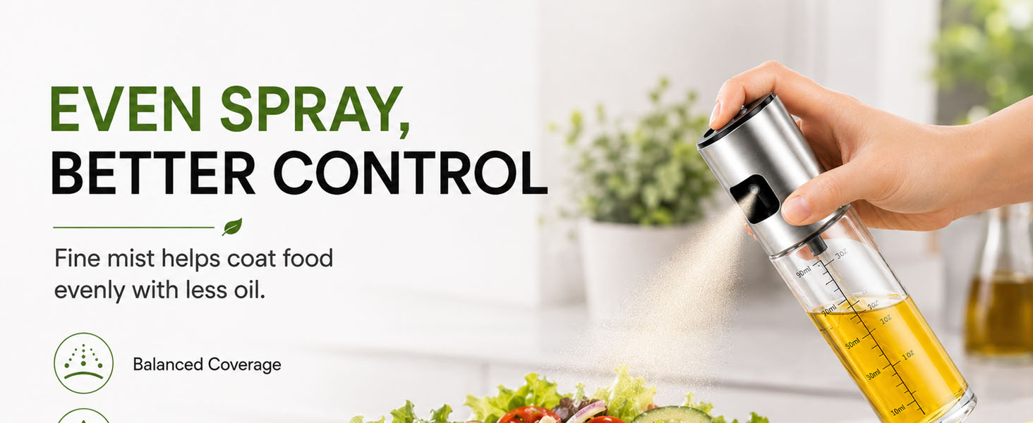 NIKKIER Oil Sprayer for Cooking