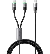 mcdodo 2-in-1 USB C and Lightning Cable, USB-C to C & Lightning 100W Fast Charging Cable Compatib...