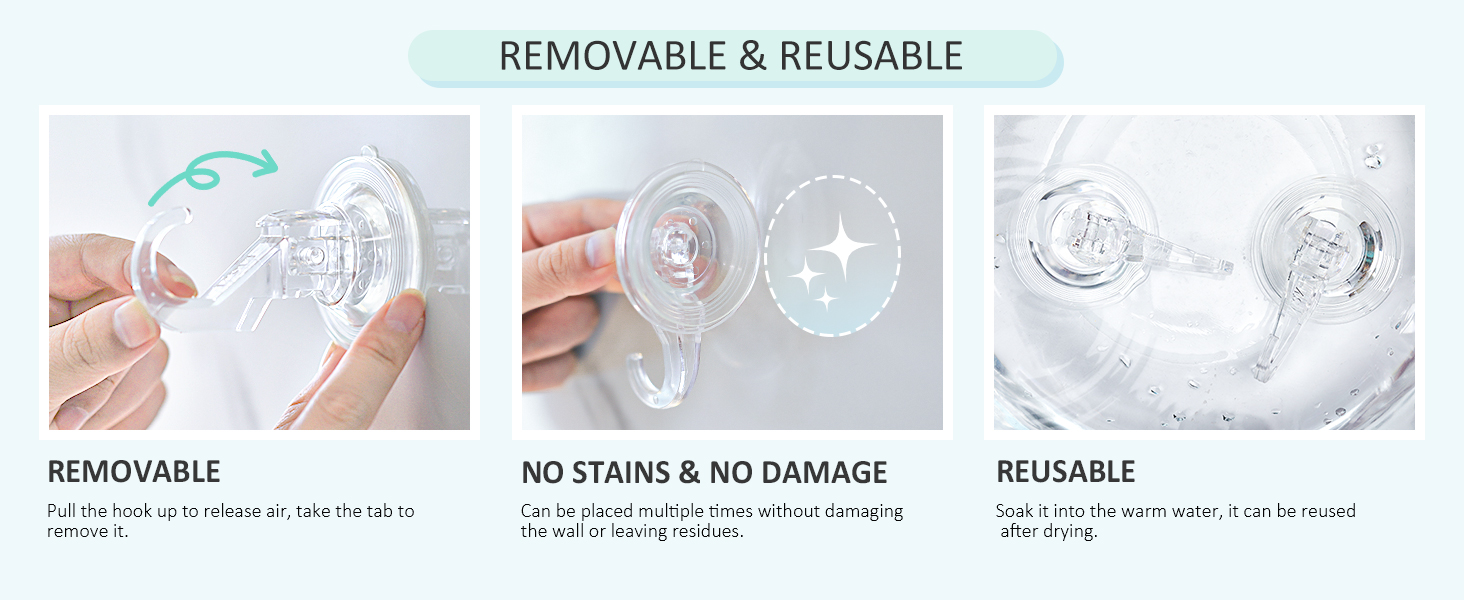 clear suction cup hooks