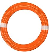Quickun Pneumatic Tubing 1/4" Tube OD PU Polyurethane Tube Air Hose Line for Air Compressor Fitti...