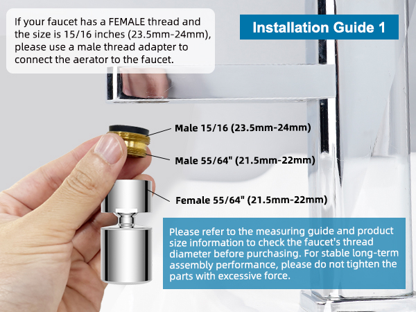 Faucet aerator