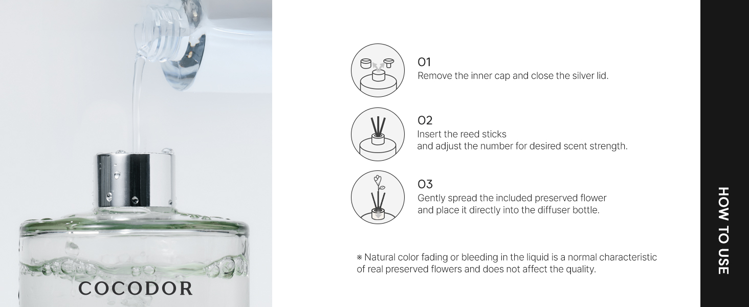 flower reed diffuser