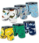 Zebricolo Boys Boxer Briefs - Cotton Boys Underwear, Size 1-18, No Labels, 6PCS