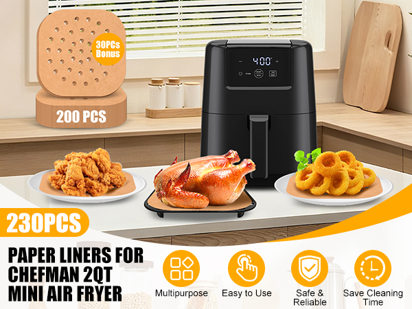chefman 2qt mini air fryer