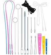 FIVEIZERO Drawstring Threader Tool Set - Loop Turner Sewing Tool for Easy Hoodie, Jacket, and Pan...
