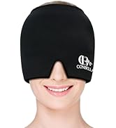 Migraine Relief Cap, Soothing Headache Ice Face Mask Products, Hot and Cold Therapy, Migraine Hea...