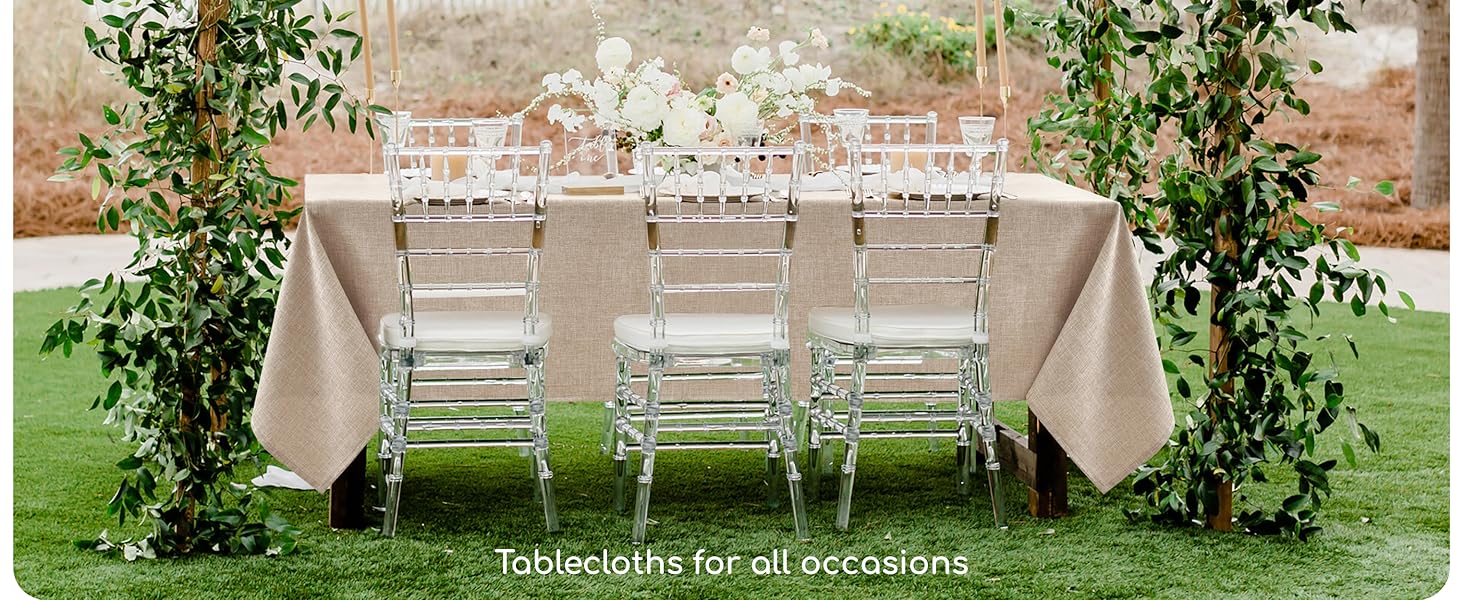 Rectangle Tablecloths for 6 Foot Tables