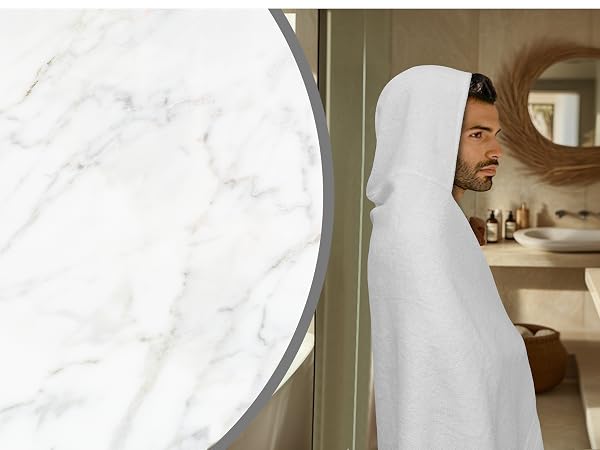 Ultra soft hooded towel