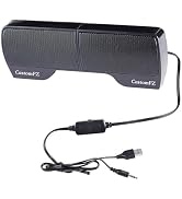 CastomFZ Clip On Laptop Computer Speakers, Music Speaker Fashionable Speaker Multi-Speaker with U...