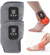 Cordless Ankle Heating Pad, Foot Renew, Ankle Massager for Pain Relief & Circulation, 3 Levels of...