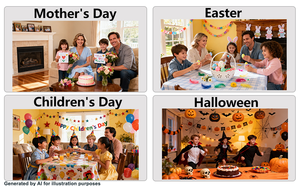 Mother Day Easter Children Day Halloween