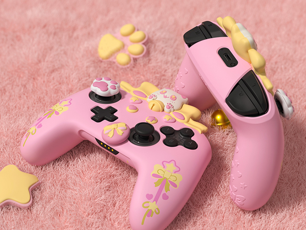 Kawaii Anti-Slip Controller Skin Grip Protector for Xbox Core Wireless Controller with Thumb Grips