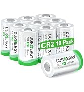 DURNERGY CR2 Battery, CR2 3v Lithium Battery, 10 Pack CR2 Batteries for Rangefinder Battery, CR15...