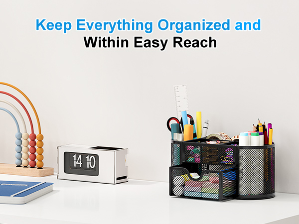 mesh desk organizer