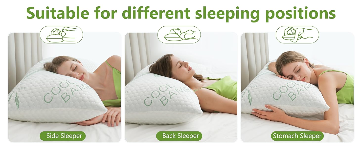 shredded memory foam pillows