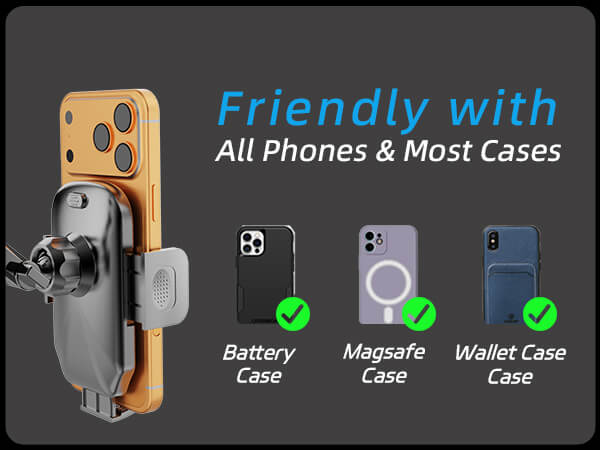 Friendly with All Phones & Most Cases