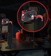 HYS 2-Way Radio/Handheld Mic Holder Aluminum Alloy with 1'' Ball for Handheld CB Radio W/ Belt Cl...