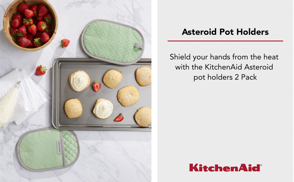 Kitchen Aide Asteroid Oval Pot Holder