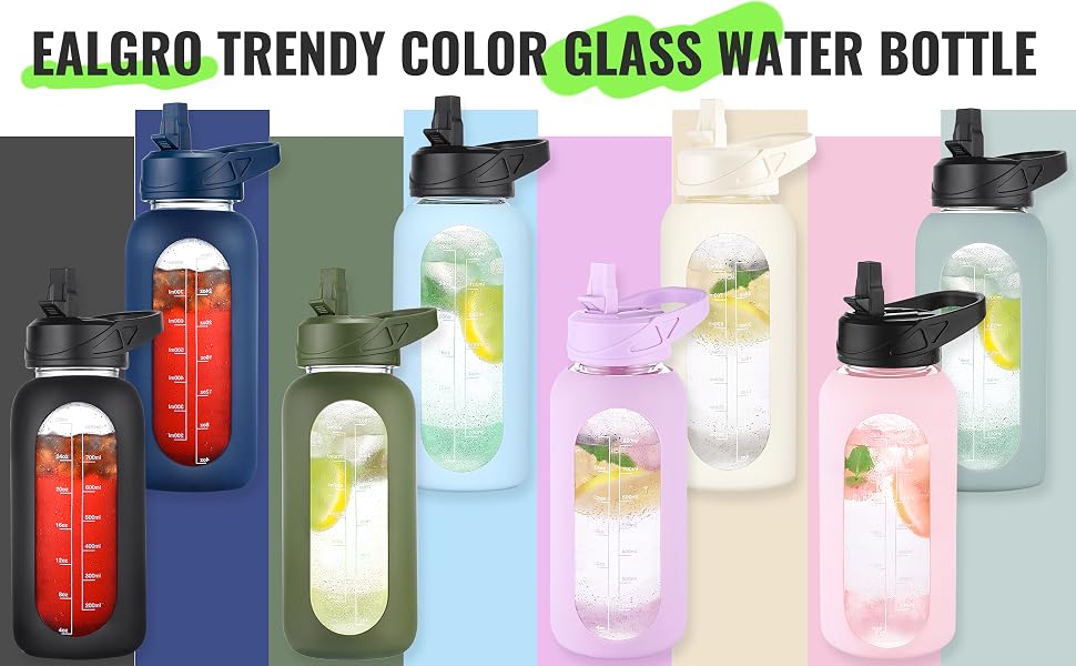 32 oz glass water bottles