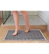 GOLD CASE HOME COLLECTION Bathroom Rug Mat Set of 2-100% - Recycled Cotton 16x24 and 20x32 Includ...