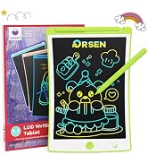 ORSEN LCD Writing Tablet for Kids, Electronic Sketch Drawing Pad Doodle Board, Toddler Travel Lea...