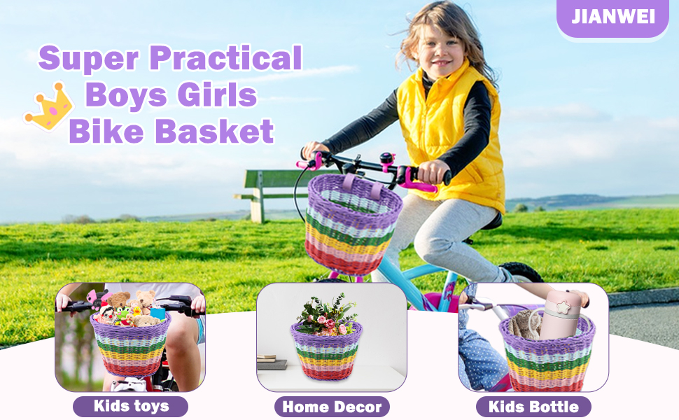 Bike Basket Kids Front
