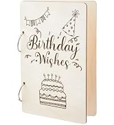 SUPERDANT Birthday Wishes Greeting Card Organizer Birthday Gift Card Holder Cake Cards Keeper Sto...