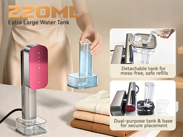 steamer & iron for clothes iron steamer large water tank travel steamer for clothes self-clean