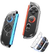 TiMOVO Controller Case for Switch 2 JoyCon, 2 Pack Magnetic Hard PC Switch 2 JoyCon Cover Shock-A...