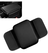 WZP Car Center Console Cover, Leather Middle Console Cover, Waterproof Car Arm Rest Pad with 2 St...