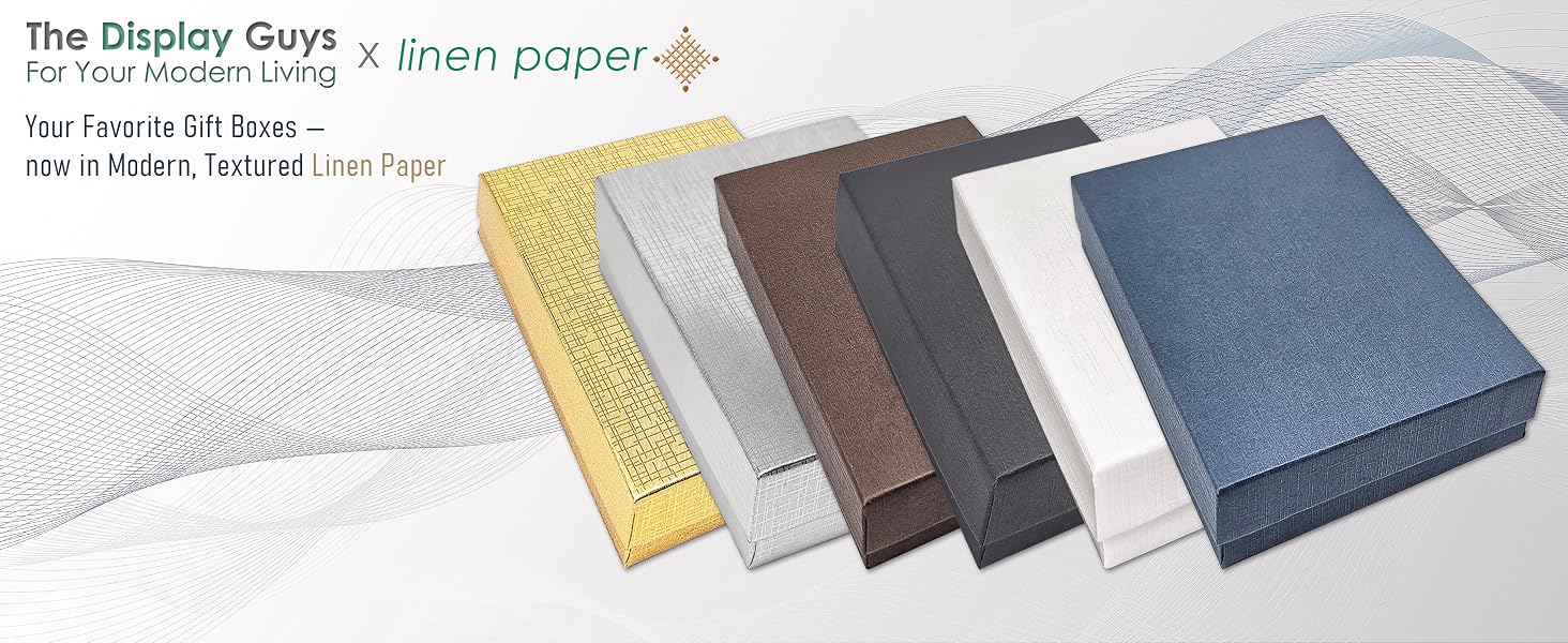 cotton insert filled kraft paper jewelry gift box case