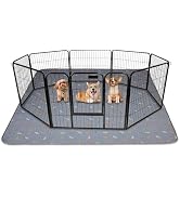 Sunheir Washable Pee Pads for Dogs 72"x72", Extra Large Reusable Puppy Pads Pet Training Pads for...