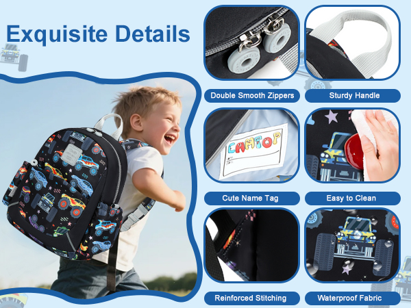 boy toddler backpack