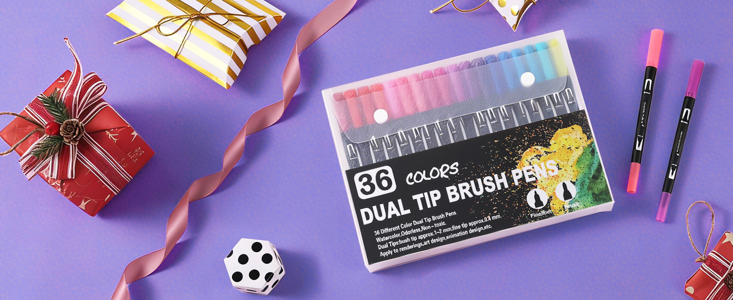 double-tip brush pen