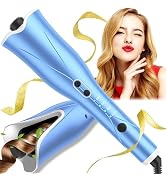 Auto Hair Curler, Automatic Curling Iron Wand with 4 Temperatures & 3 Timers, Curling Iron with 1...