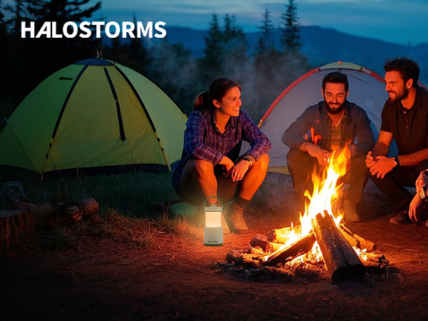 HALOSTORMS LED Camping Lantern Rechargeable