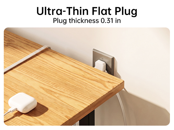 Ultra-Thin Flat Plug