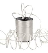 Laviria 600 Yards Curling Ribbon, Balloon String Roll Ribbon and Bows for Gift Wrapping Birthday ...