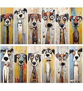 Wxiben Funny Dog Bookmarks Gifts - 120 Pcs Cartoon Puppy Dogs Bookmarks Paper Pet Book Marks Anim...
