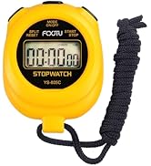 FCXJTU Simple Stopwatch Timer, Single Lap Stopwatch Countdown Timer, No Hourly Beep, On/Off, AAA ...
