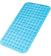 Bathtub and Shower Mats, 28 x 15 Inch Non-Slip Bath Mat, Machine Washable Bath Tub Mat with Sucti...
