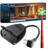 Linkind Matter Outdoor Smart Plug, Works with Alexa, Apple Home,Google Home | Fun Magic Wand Gest...