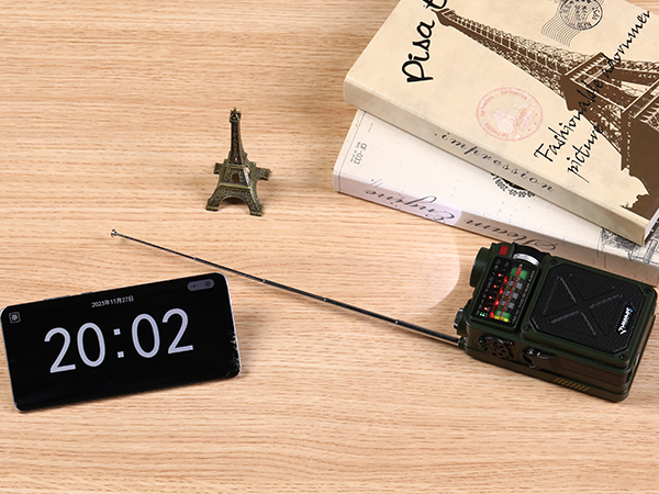 Rechargeable radio long-life battery