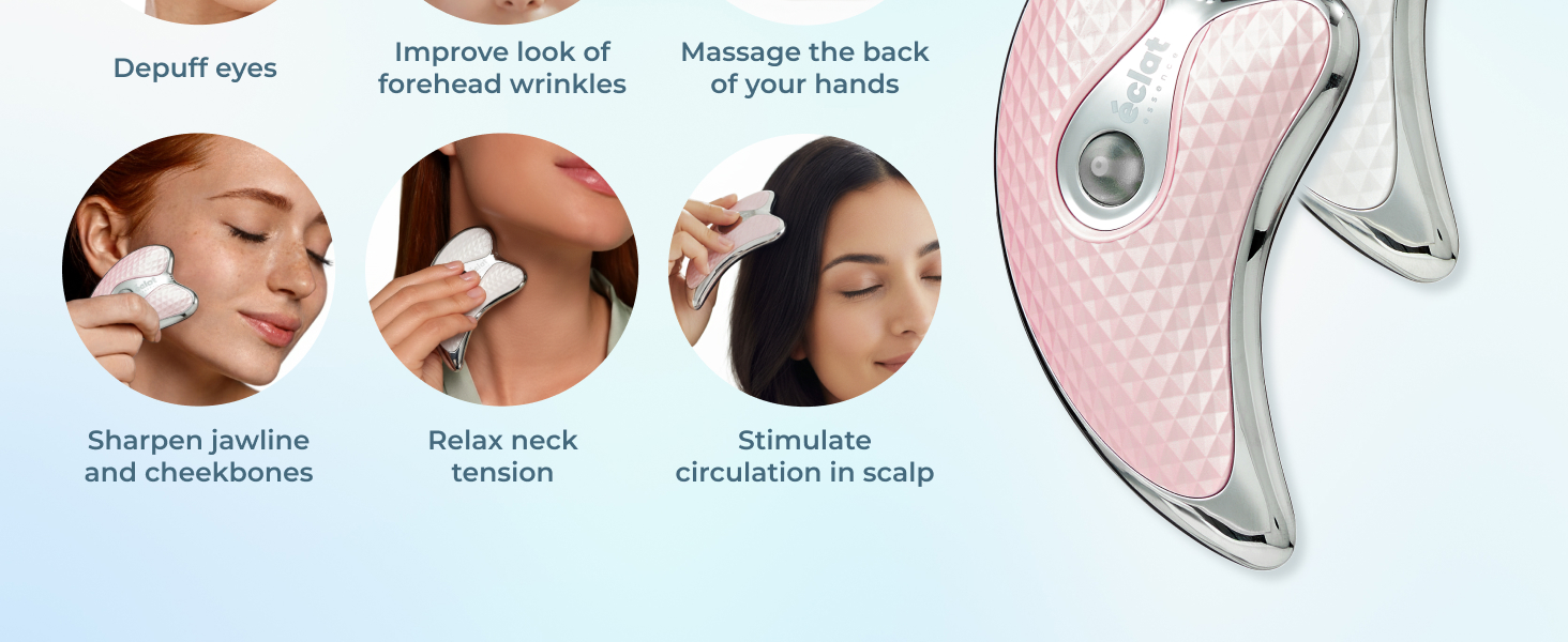 heated electric anti aging firming sculpting jawline lift skin care beauty device wrinkle fine line