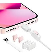 PortPlugs Dust Plugs (2-Pack) - Compatible with Lightning Port, iPhone 14-7, Plus, Max, Pro, iPad...