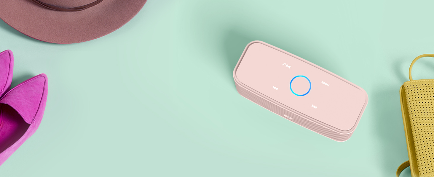 Pink Bluetooth Speaker